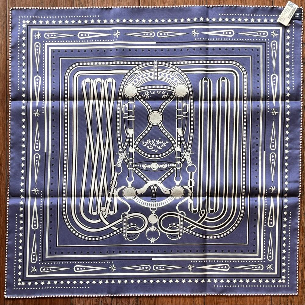 HERMES Grand Tralala 55 Bandana - Picture 2 of 4